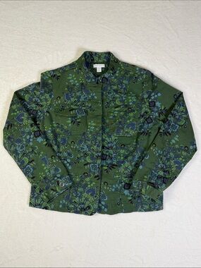 Charter Club Floral Jacket Women’s Size Medium